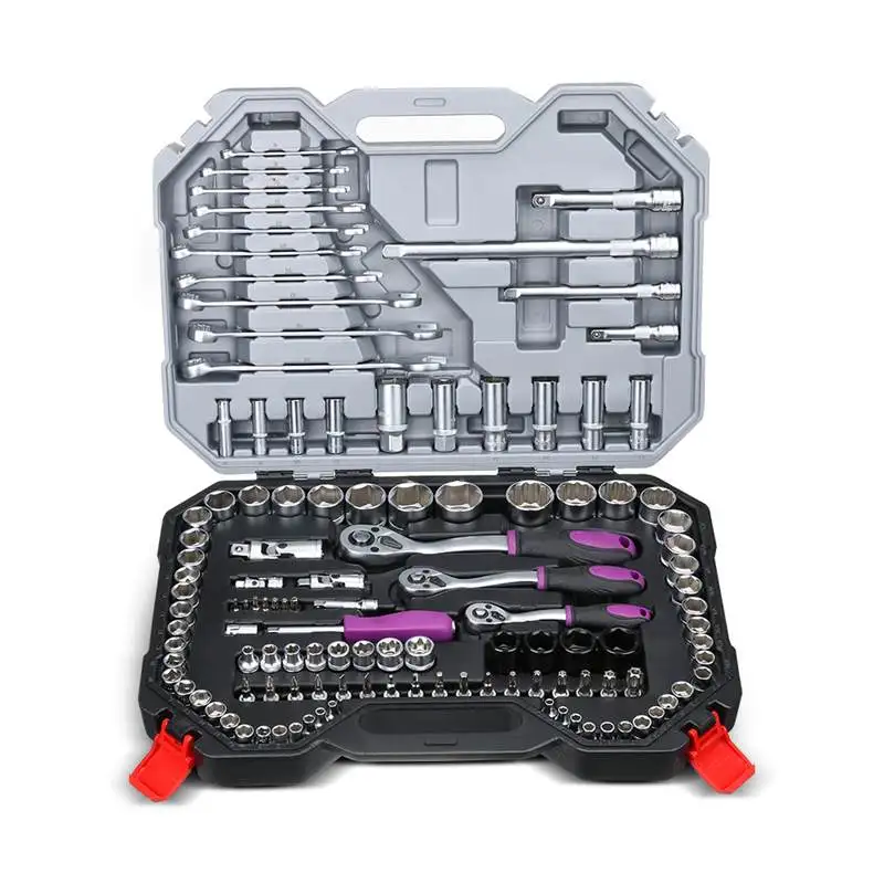 Multifunction 120Pcs Auto Repair Tool Box Set Torque Ratchet Wrench Combo Tools Kit for Home Car Repairing Hand | Инструменты