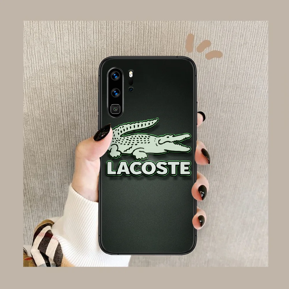 

France luxury brands Phone Case Cover Hull For Huawei P8 P9 P10 P20 P30 P40 Lite Pro Plus smart Z 2019 black Waterproof Trend
