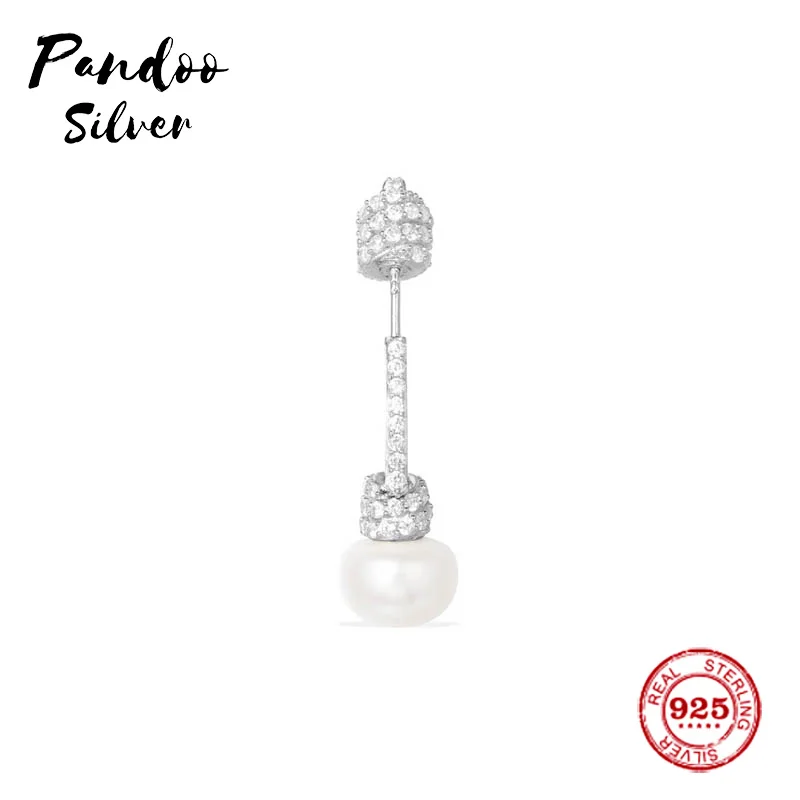 Подвеска Стерлинговое Серебро копии 1:1 серебряные серьги с одной веревкой и