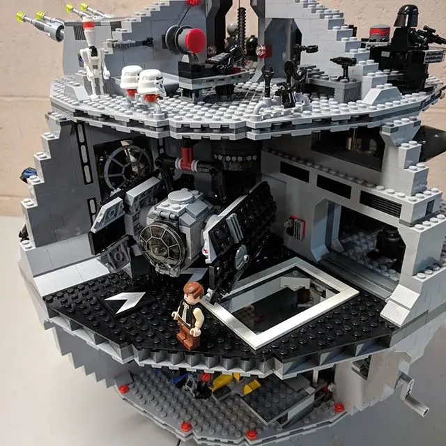 Звездные фильмы войны модель Death Star строительные блоки кирпичи игрушки 05035 05063