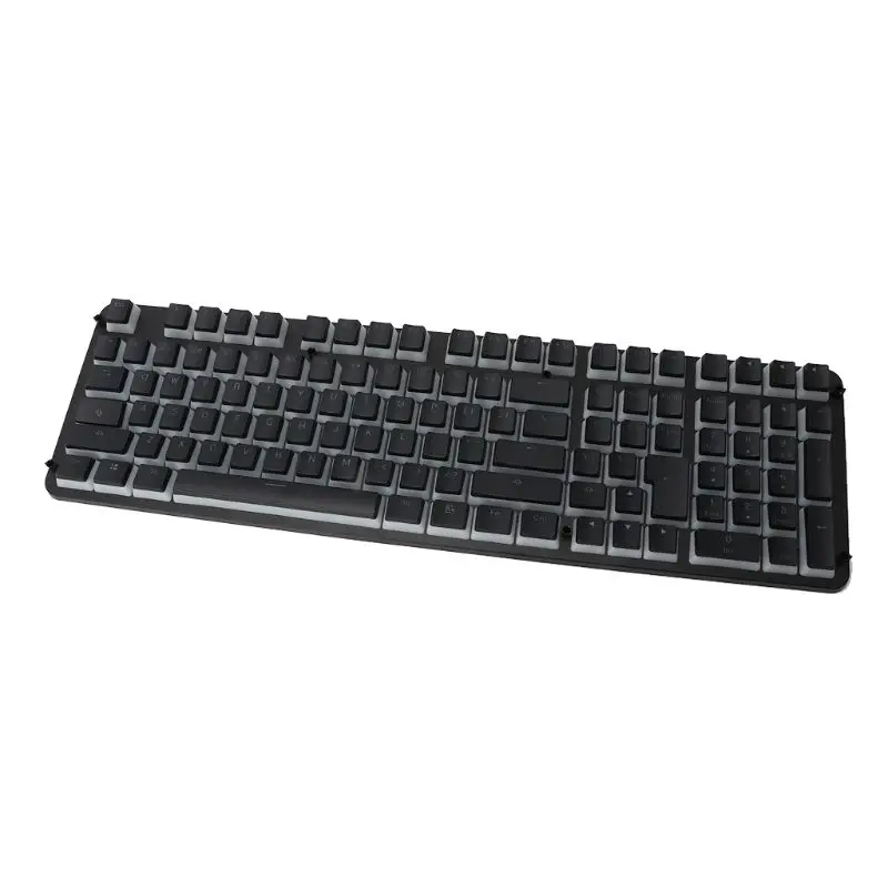 RGB 110 колпачки для ключей ANSI макет добавлены iso pbt пудинга с двойной кожей молочный