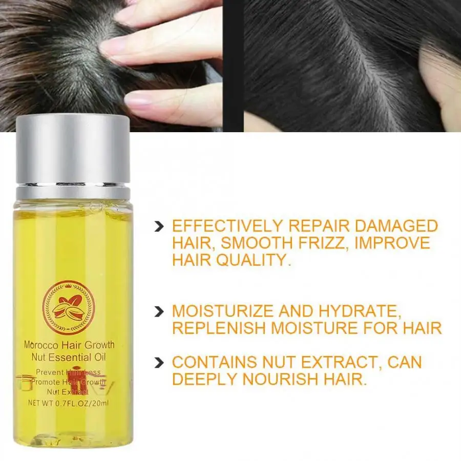 

Nut Hair Growth Care Essential Oil Hair Loss Treatment Nourishing Essential Oil