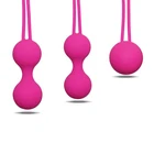 Вагинальный Шар женская секс-игрушка двойной шарик силиконовый умный гейш Кегель шарик симулятор Китай Benwa мяч подтягивающий тренажер