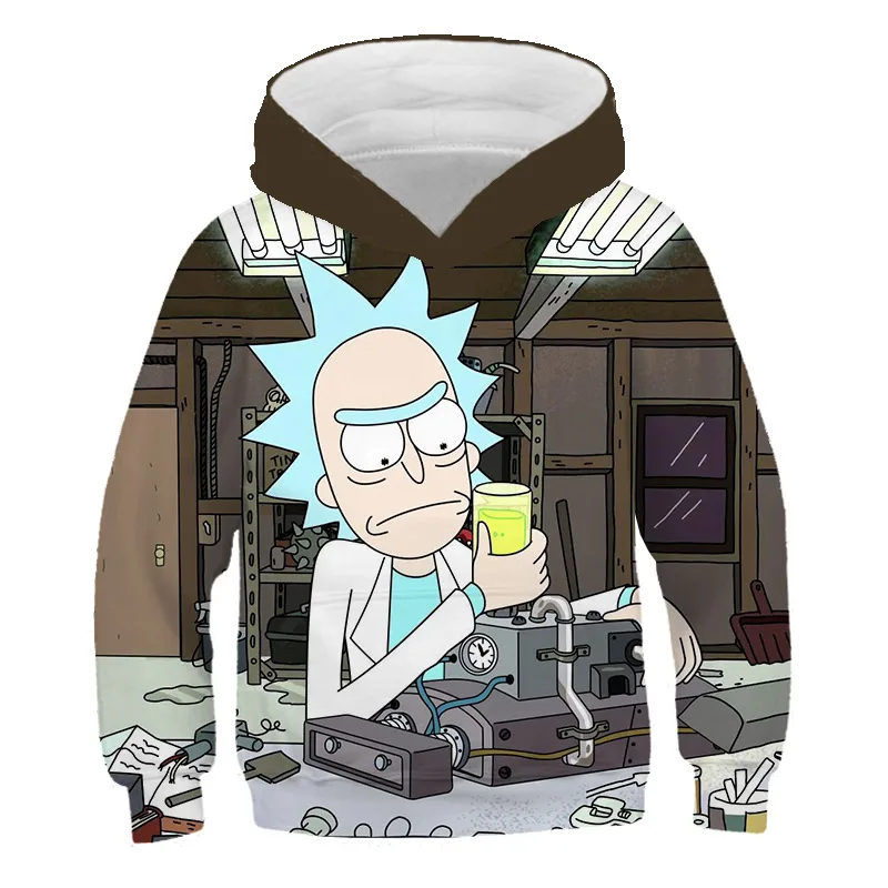 

New Children Hoodies Kids Sweatshirt Baby Boys Clothes Cartoon Print Pullover Girls Coat Spring Tracksuits