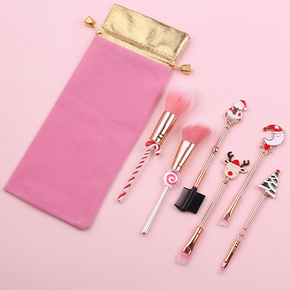 

Makeup Brush Set Rose Eye Fairy Wand Soft Synthetic Fiber Makeup Brushs Eyebrow Eyeshadow Blending Brush Great Gift For Women