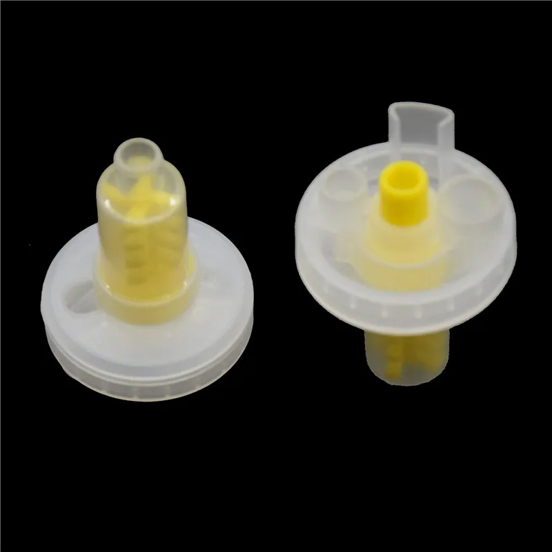 50pcs/bag Dental Dynamic Mixing Tips Impression Material for Imprinting Machine Fits Pentamix Mixing Machine Yellow 5:1