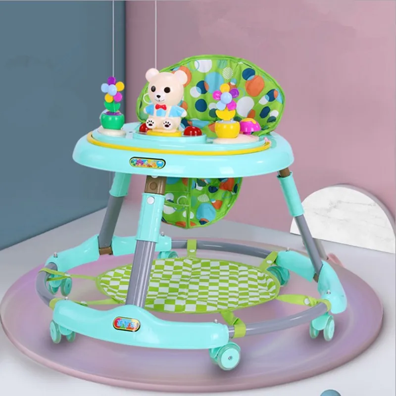 Детские Многофункциональные ходунки складные анти падений O голенище 6 18