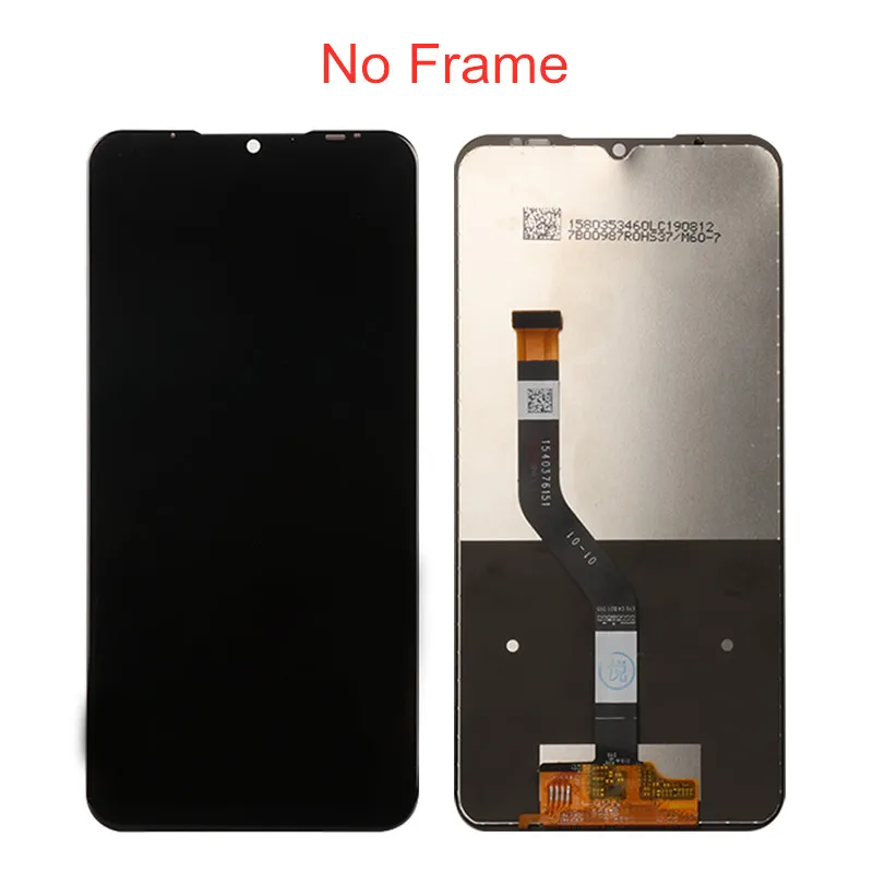 black no frame ЖК-экран для Meizu Note 9, ЖК-дисплей+ сенсорный экран, дигитайзер, замена для Meizu Note 9, Note9, 6,2 дюймов, ЖК-дисплей, дигитайзер - Цвет: black no frame