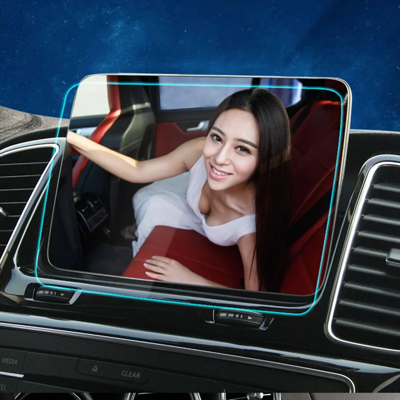 Мембрана для навигации на приборной панели клейкая пленка Mercedes Benz GLE W166 coupe c292 350d