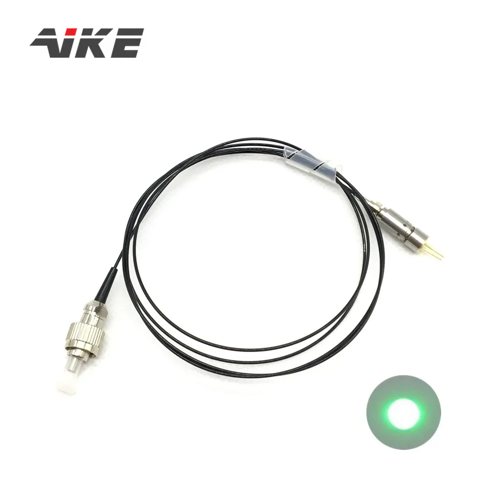 AIKE 200um Multimode 520nm 10mW ~ 130mW зеленое волокно в сочетании с драйвером APC | Электронные