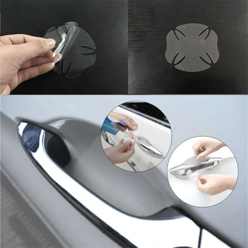 

4pcs Car Door Handle Bowl Protector Sticker for Fiat 500 600 Tipo Punto stilo Freemont Cross Coroma Panda Idea Palio