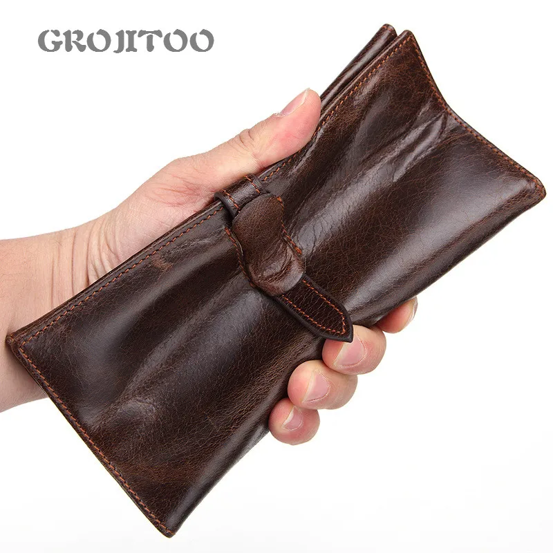 

Кошелек женский из вощеной кожи, многофункциональный, горячая распродажа