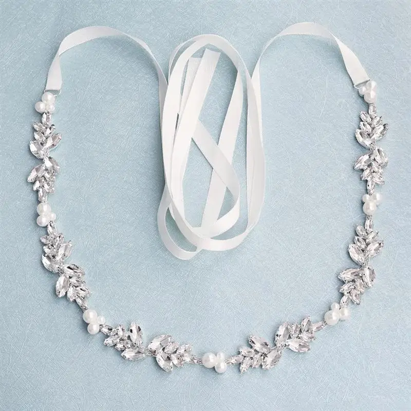 Стразы пояс для невесты элегантный цепочка платья свадебный аксессуары