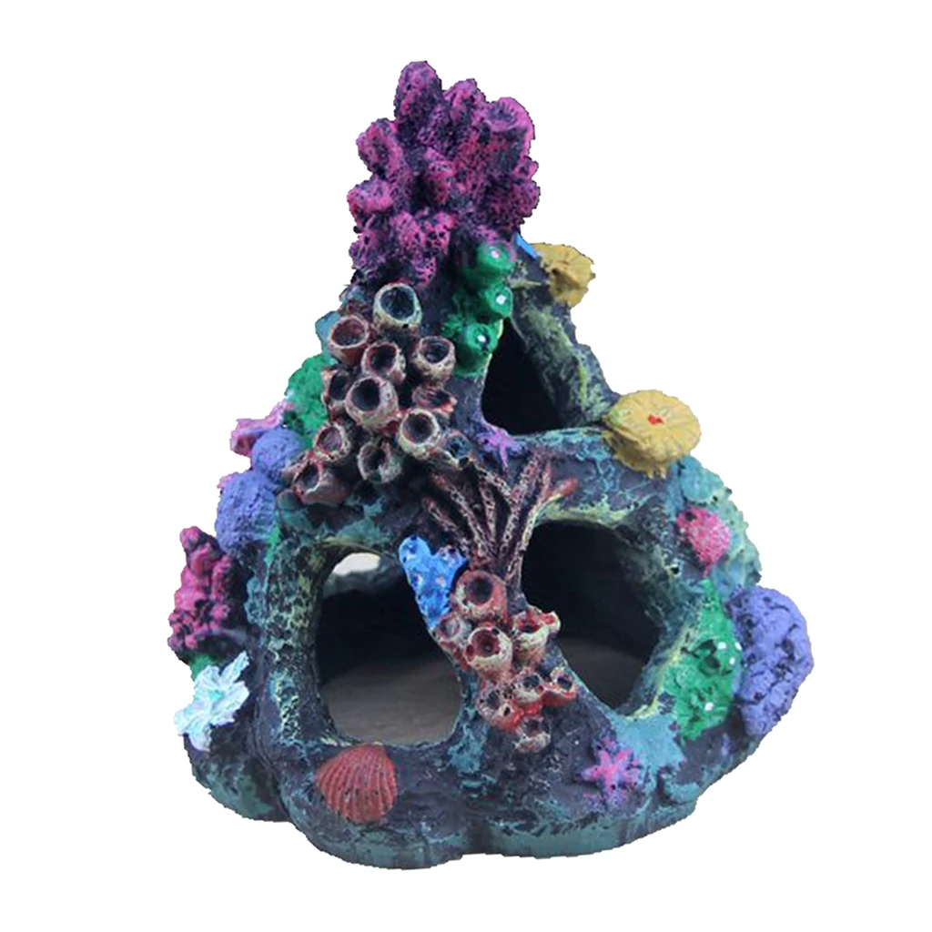 

Underwater Cave Landscape Hiding Artificial Rockery Aquarium