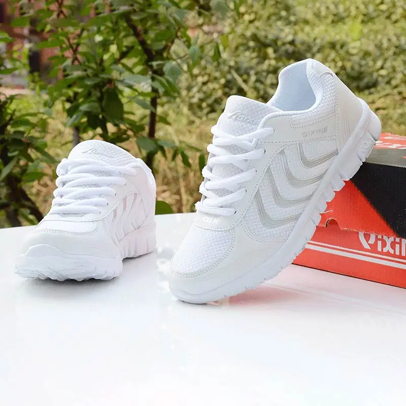 Shoes women sneakers 2022 fashion Sneakers female Breathable mesh lace-up spring summer flat Casual shoes Woman zapatillas mujer