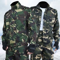 mens work clothes spring and autumn camouflage tooling wear resistant outdoor labor insurance suit