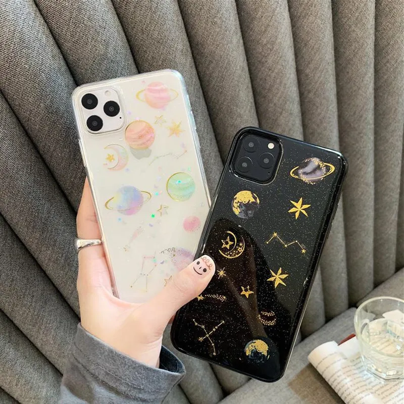 Блестящий Мягкий силиконовый чехол для iPhone 11 Pro Max 6 6S Plus 7 7plus 8 plus XR X XS MAX | Мобильные