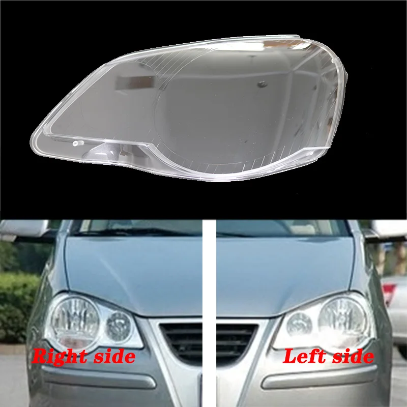 Для VW POLO 2006 2007 2008 2010 передние фары прозрачные абажуры лампа оболочка маски крышка