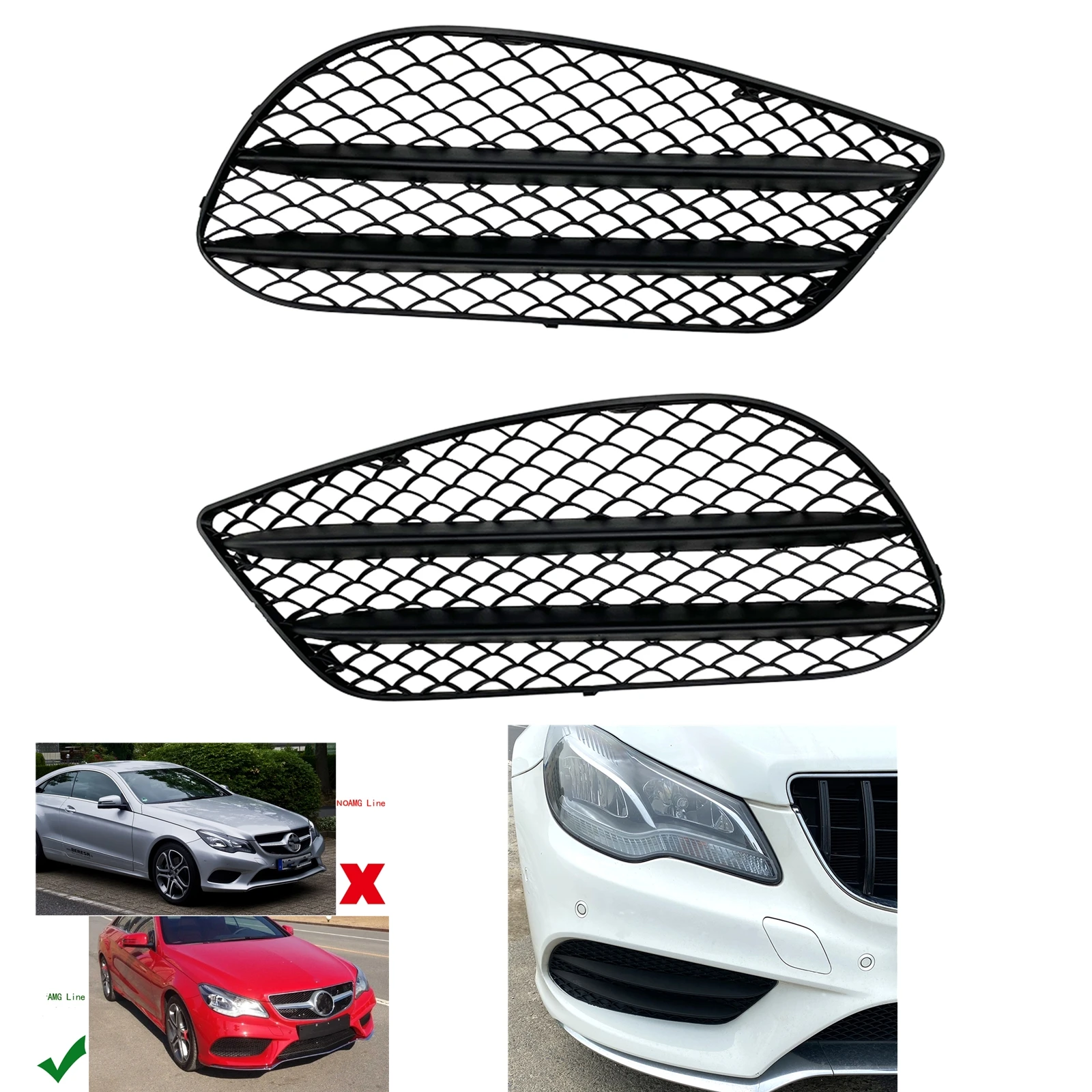 

Противотумансветильник переднего бампера автомобиля для Mercedes-Benz E-Class Coupe C207 A207 2013-2016 Sport AMG