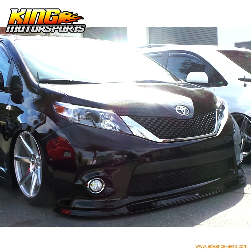 Подходит для 2011 2015 TOYOTA SIENNA SK STYLE передний бампер губ (только SE TRIM) глобальная