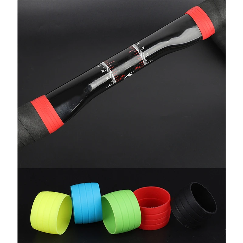 

1 Pair Bike Silicone Elastic Strap Fixing Ring Anti-Skip Plugs Waterproof Wear Resistant Strap Loops For Road Bike Bar Tape