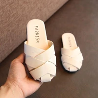 2021 new kids sandals for girl slippers summer children shoes kids sandals fashion woven girls sandal casual beach shoes slipper
