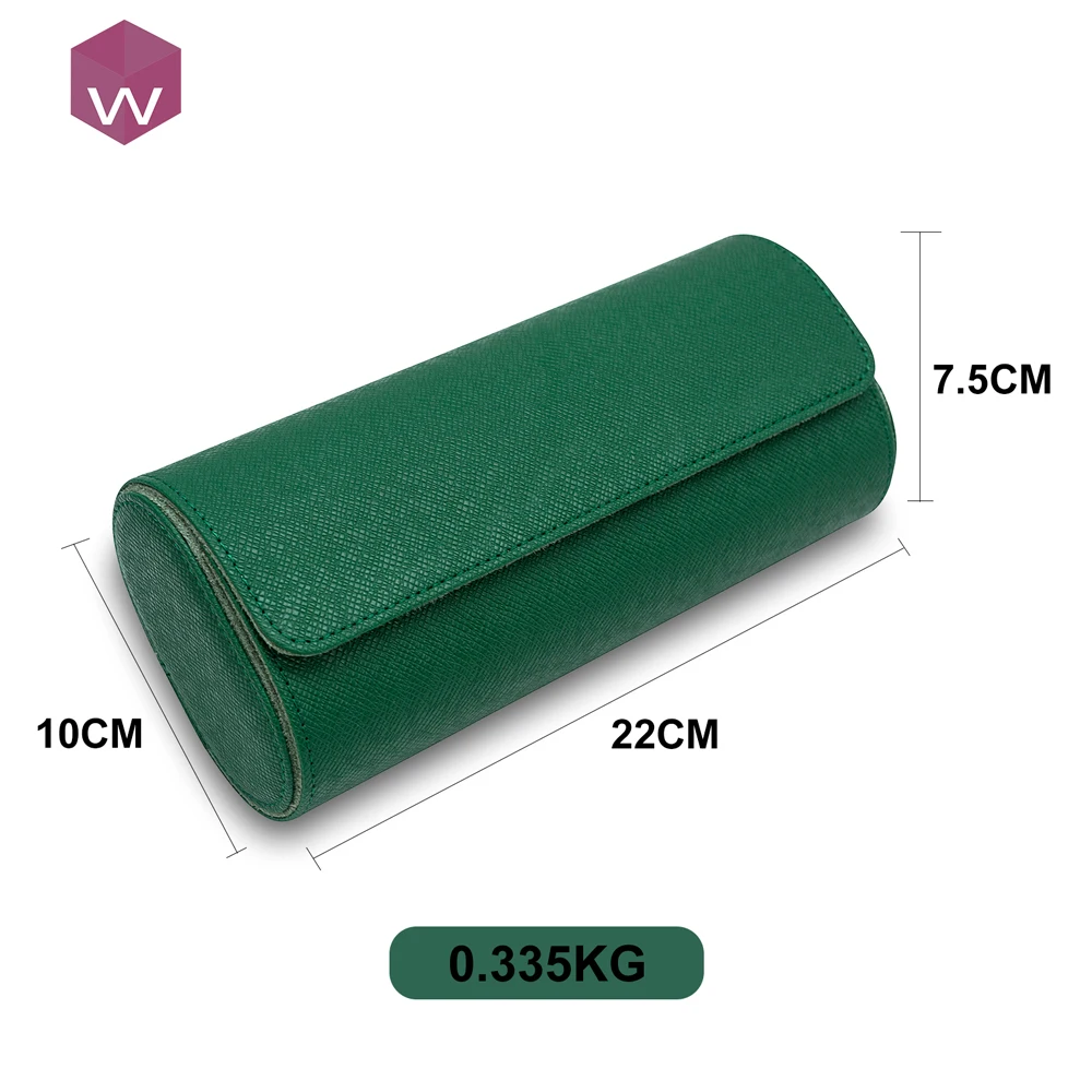 Dropshipping Watch Box Organizer For Mens Watch Case Travel Roll Portable 3 Watch Display Storage