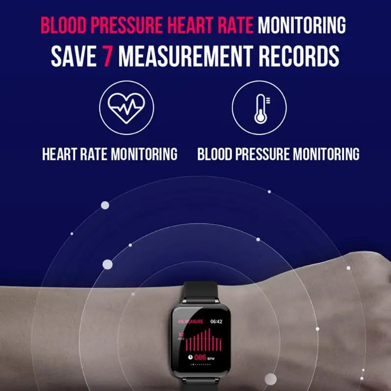 

B57C Smart Band Blood Pressure Smart watch Heart Rate Monitor Fitness Bracelet Men Women IP67 Waterproof Sport Wristband