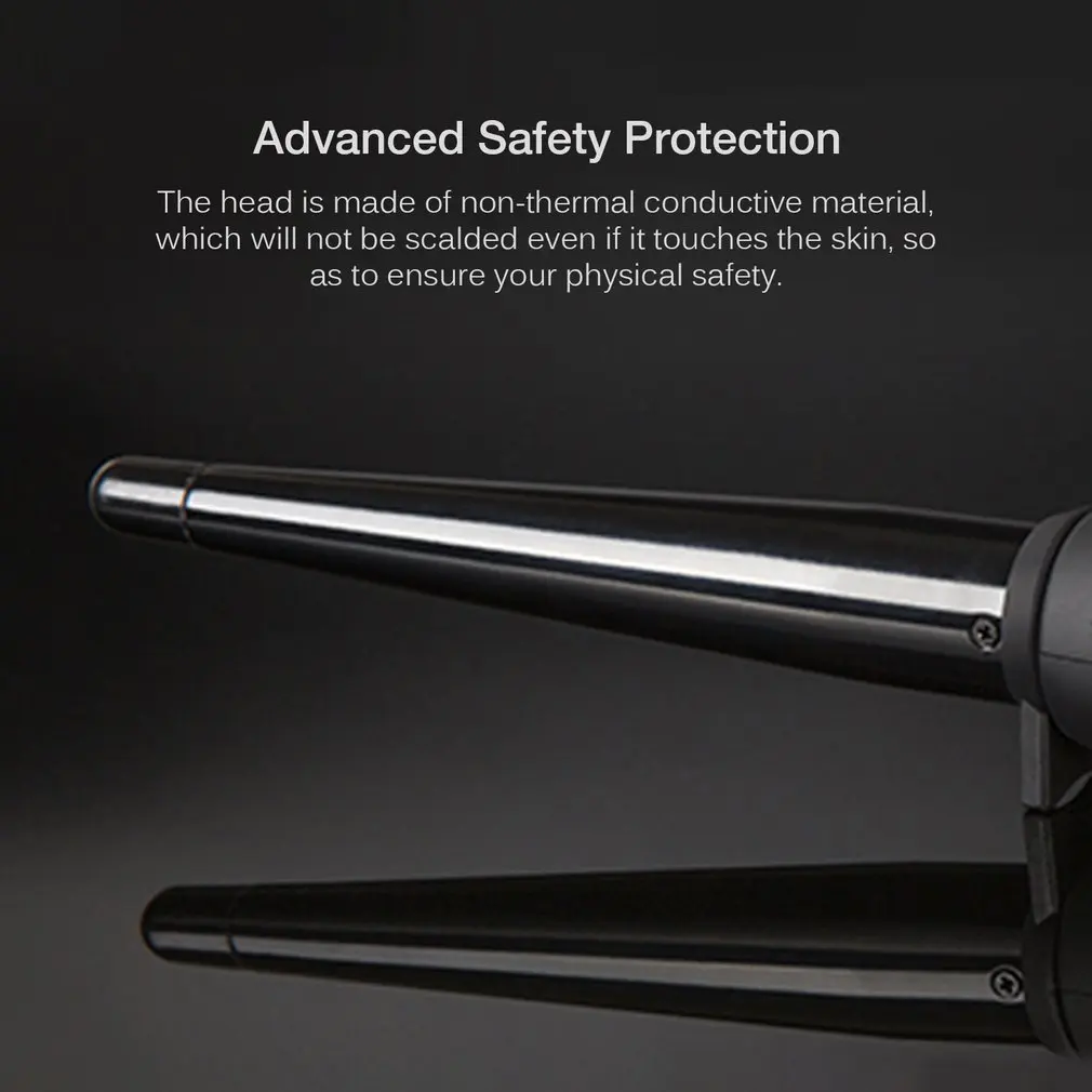 2 в 1 ЖК дисплей бигуди коническая плойка Однотрубная керамическая глазурь груша