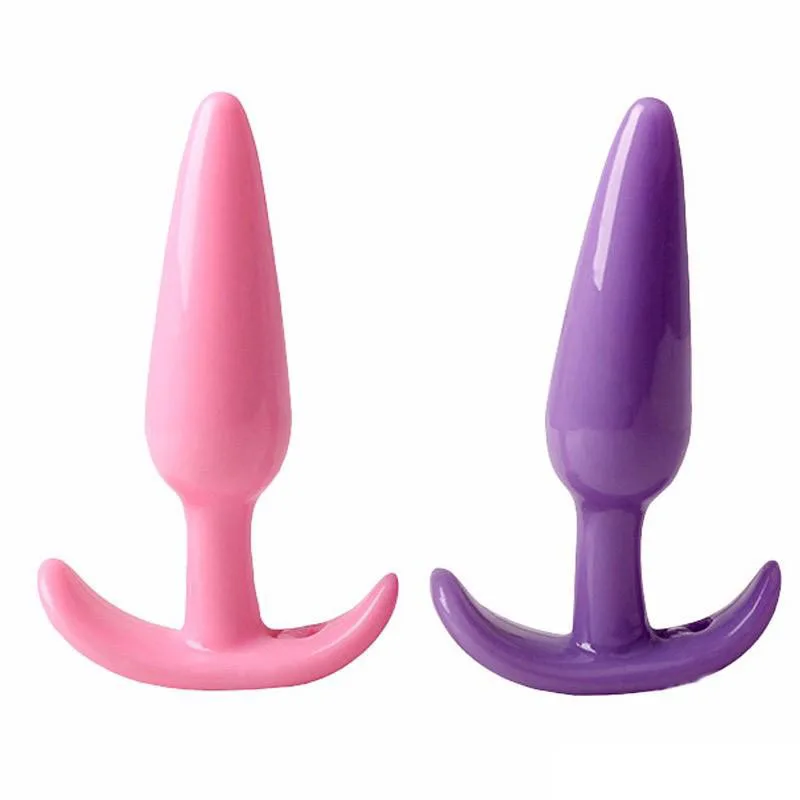 4 шт. Анальная пробка для точки G секс игрушки TPE женщин и мужчин гладкая взрослых