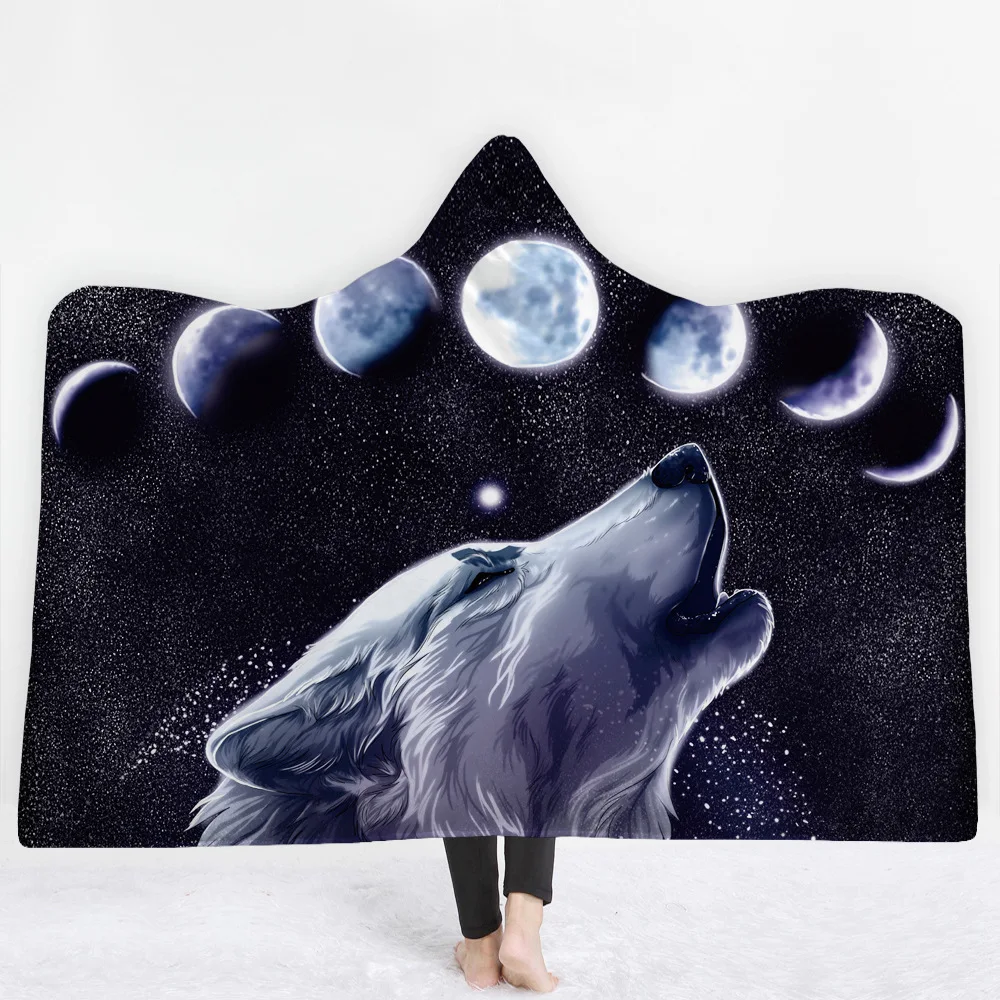 

Attack on Titan 3D Printed Plush Blanket Hoodie Lion Wolf Background Cloth Wall Aesthetic Animal Blanket Thick Blanket