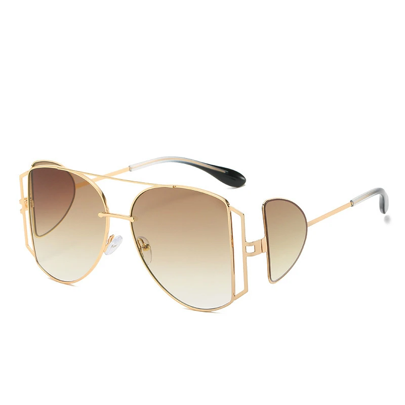 Женское винтажное солнцезащитное стекло новое ретро женское цельное цветное