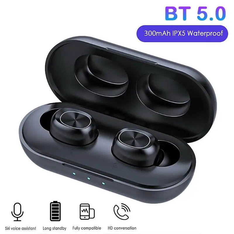 B5 TWS Bluetooth 5 0 Беспроводные наушники с сенсорным управлением водонепроницаемые 9D