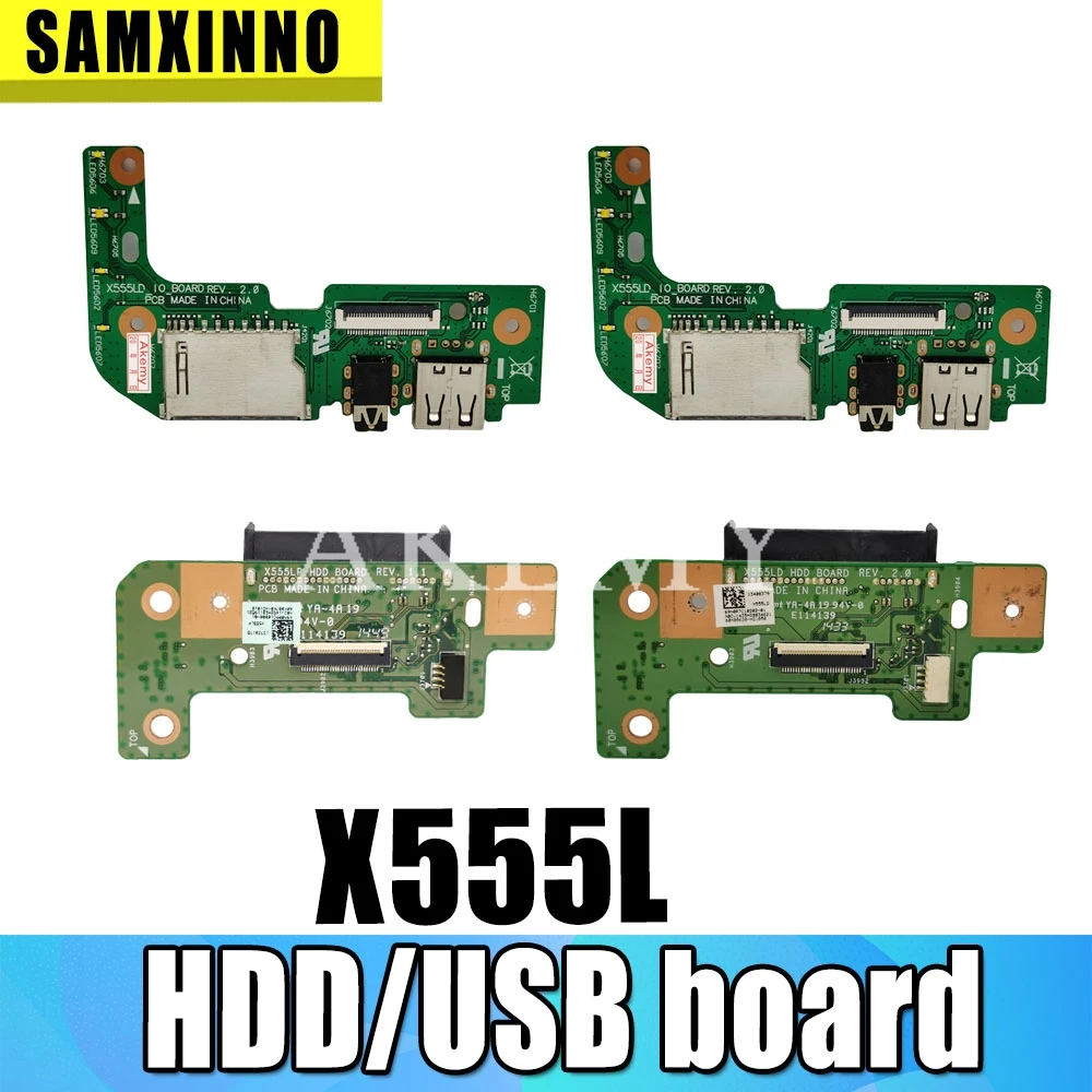 Для Asus X555LD K555L A555L X555LJ R556L X555LB X555LP F555L X555LN интерфейс и HDD плата жесткого диска IO USB