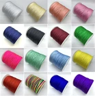 5 ярдовлот 1,5 мм цветной нейлоновый шнур веревка китайский узел Макраме Веревка для изготовления ювелирных изделий для браслета Шамбала