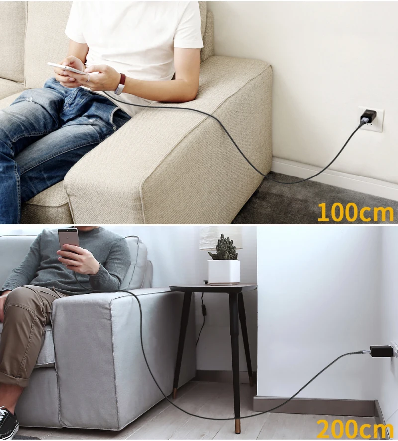 Essager светодиодный usb-кабель типа C кабель для быстрой зарядки кабель usbc для Xiaomi K20 samsung Oneplus 7 Pro провод для мобильного телефона