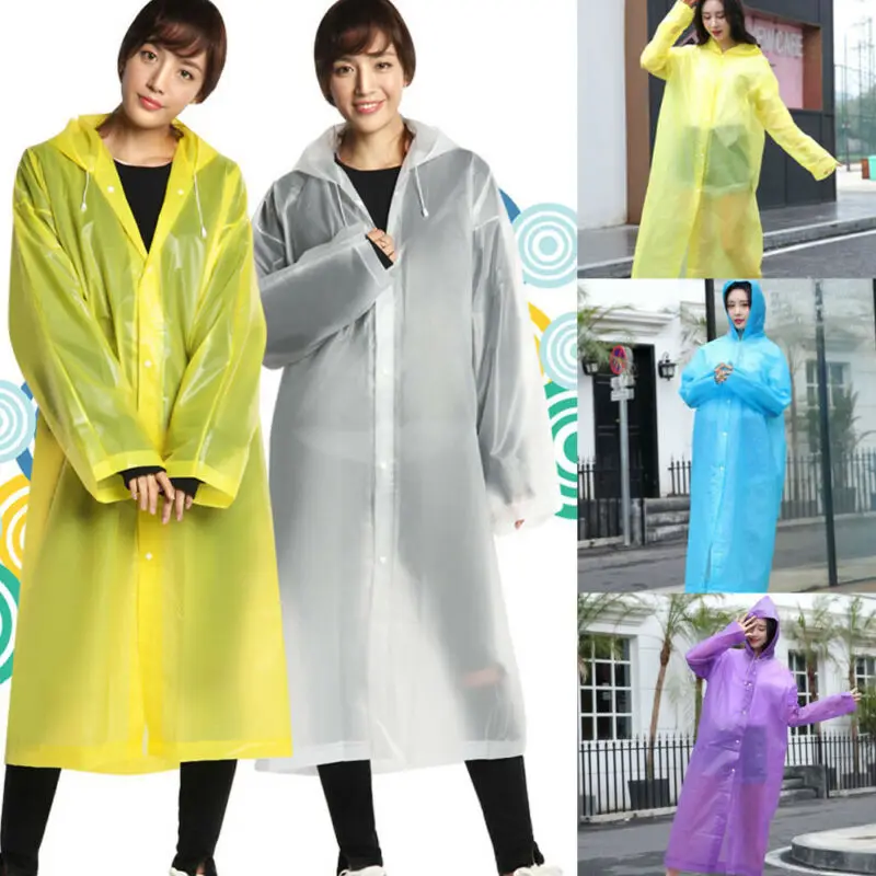 1 шт. Женский дождевик водонепроницаемое пончо однослойное дождевое покрытие из