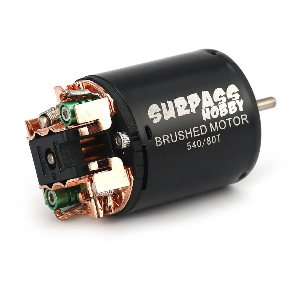 540 27T/35T/45T/55T/80T матовый двигатель с 60A ESC 5V/2A BEC для 1/10 RC Внедорожный гоночный