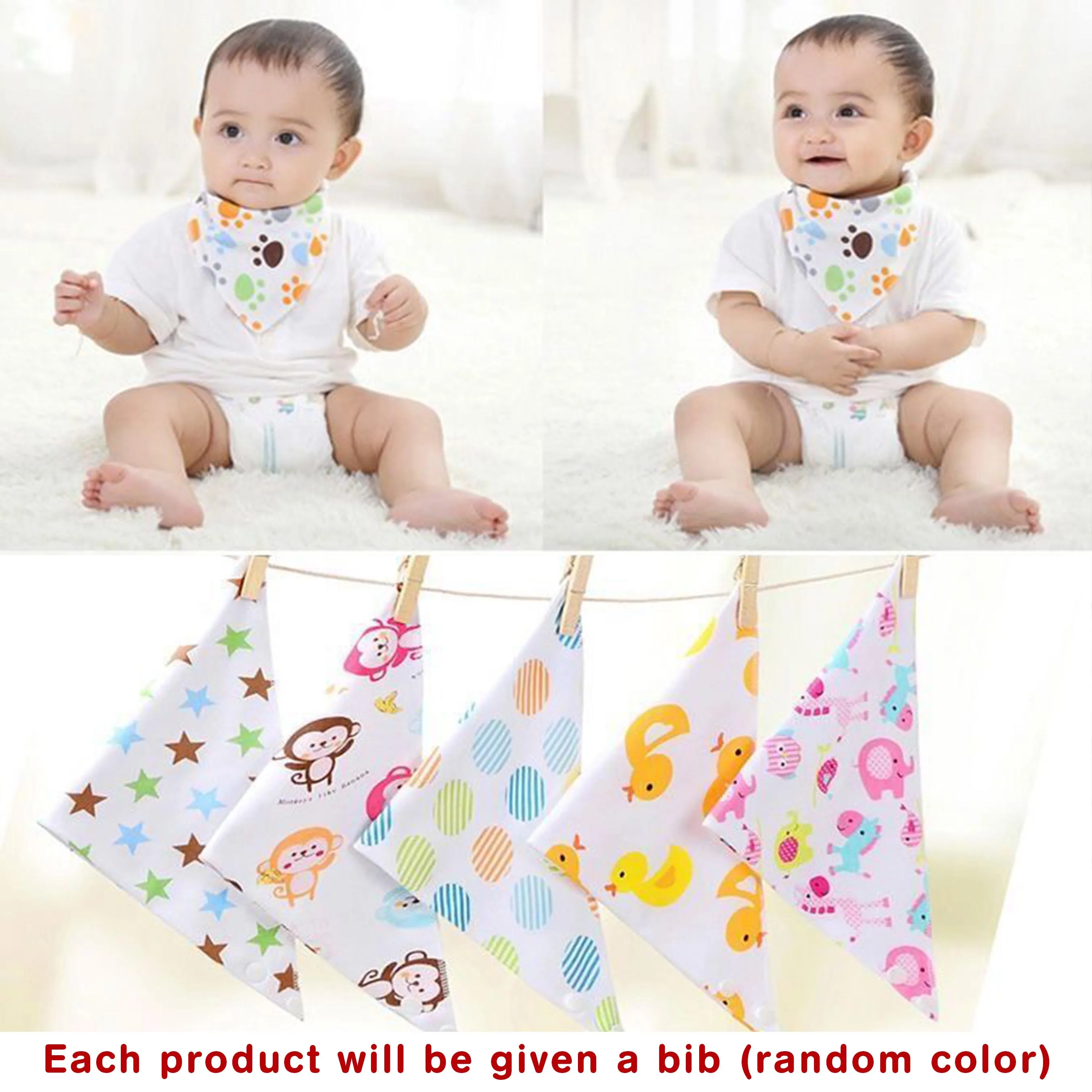 3PCS Baby Headband with baby bibs for Girls Bowknot Flower Hair Band Accessories hair band | Детская одежда и обувь