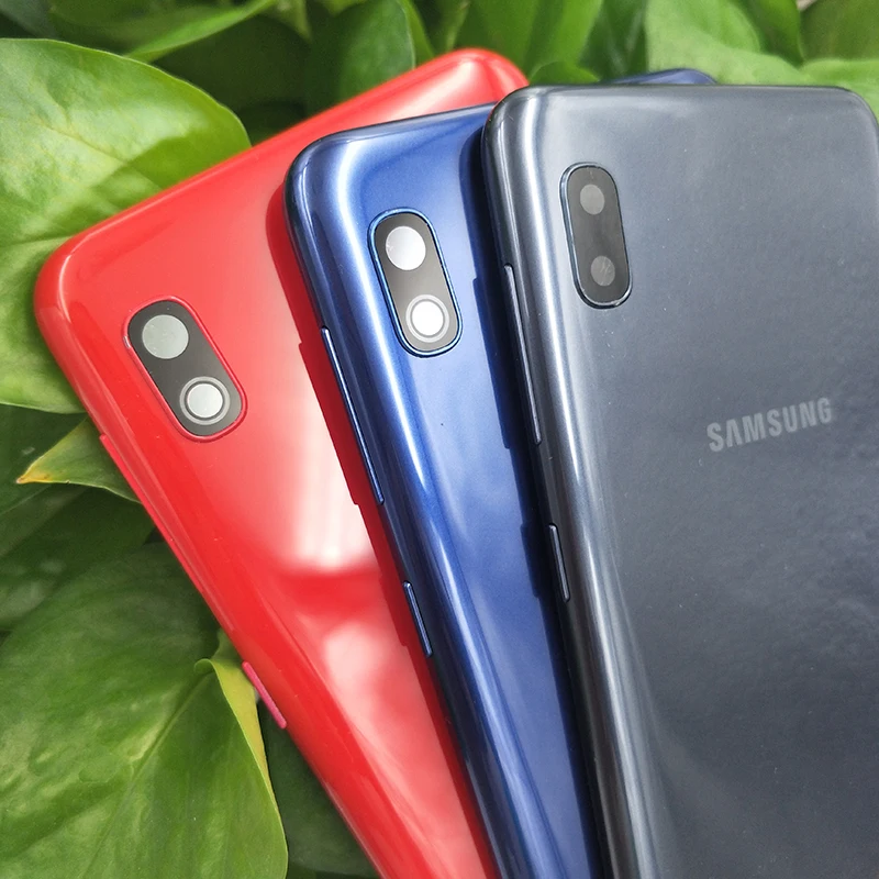 Крышка корпуса аккумулятора для Samsung A10 пластиковая задняя защита телефона