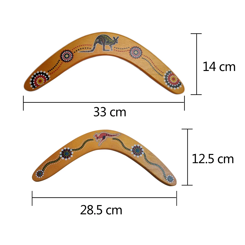

Wood Professional Boomerang Dart Back V Shaped Boomerang Flying Disc Throw Catch Outdoor Game Random Delivery
