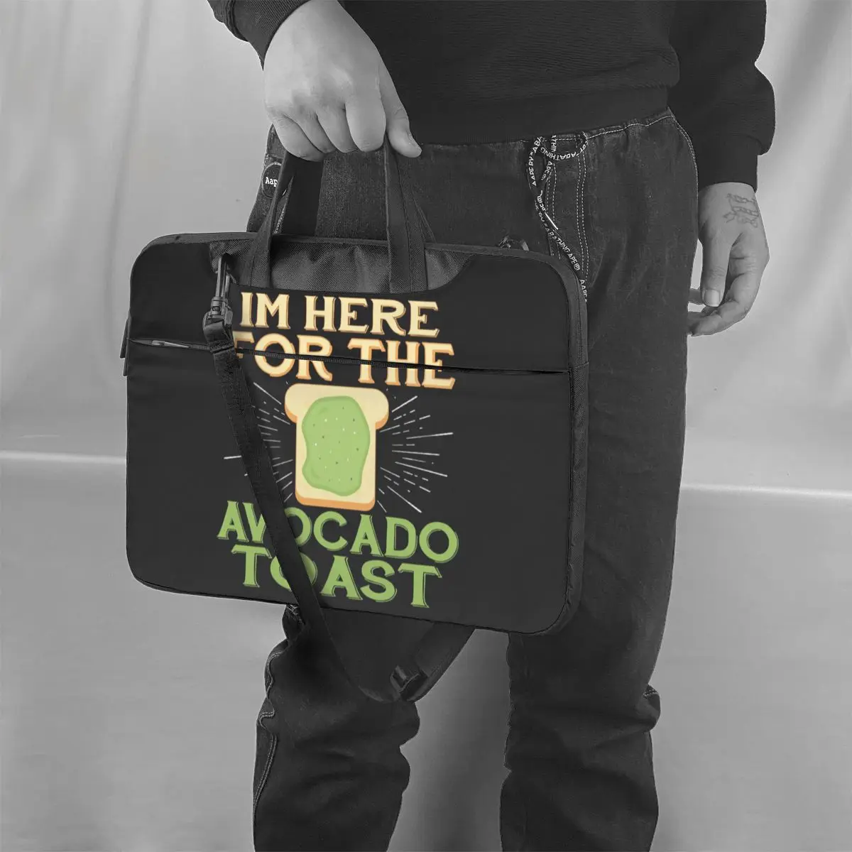 

Avocado Laptop Bag Case Protective Soft Computer Bag Bike Clutch Laptop Pouch