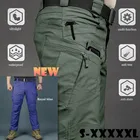 Брюки-карго мужские водонепроницаемые, классические штаны в стиле милитари, повседневные уличные походные армейские тактические Джоггеры со множеством карманов