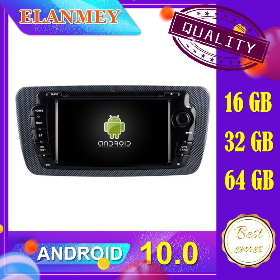 Новейшая автомобильная аудиосистема Android 10 0 подходит для SEAT IBIZA 2013 навигация