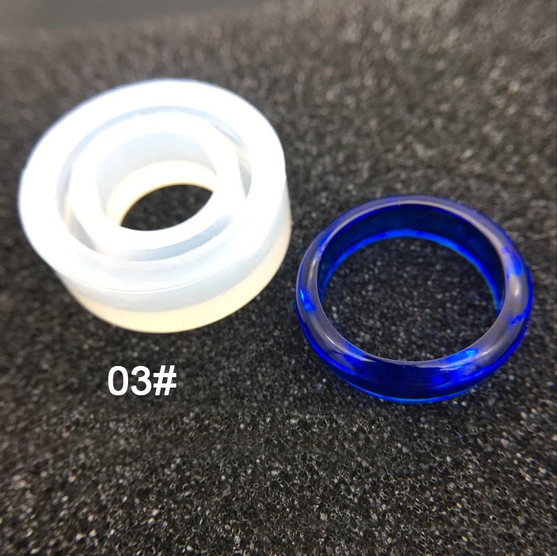 DIY силиконовая форма для УФ отверждаемая эпоксидная смола прессформы кольца