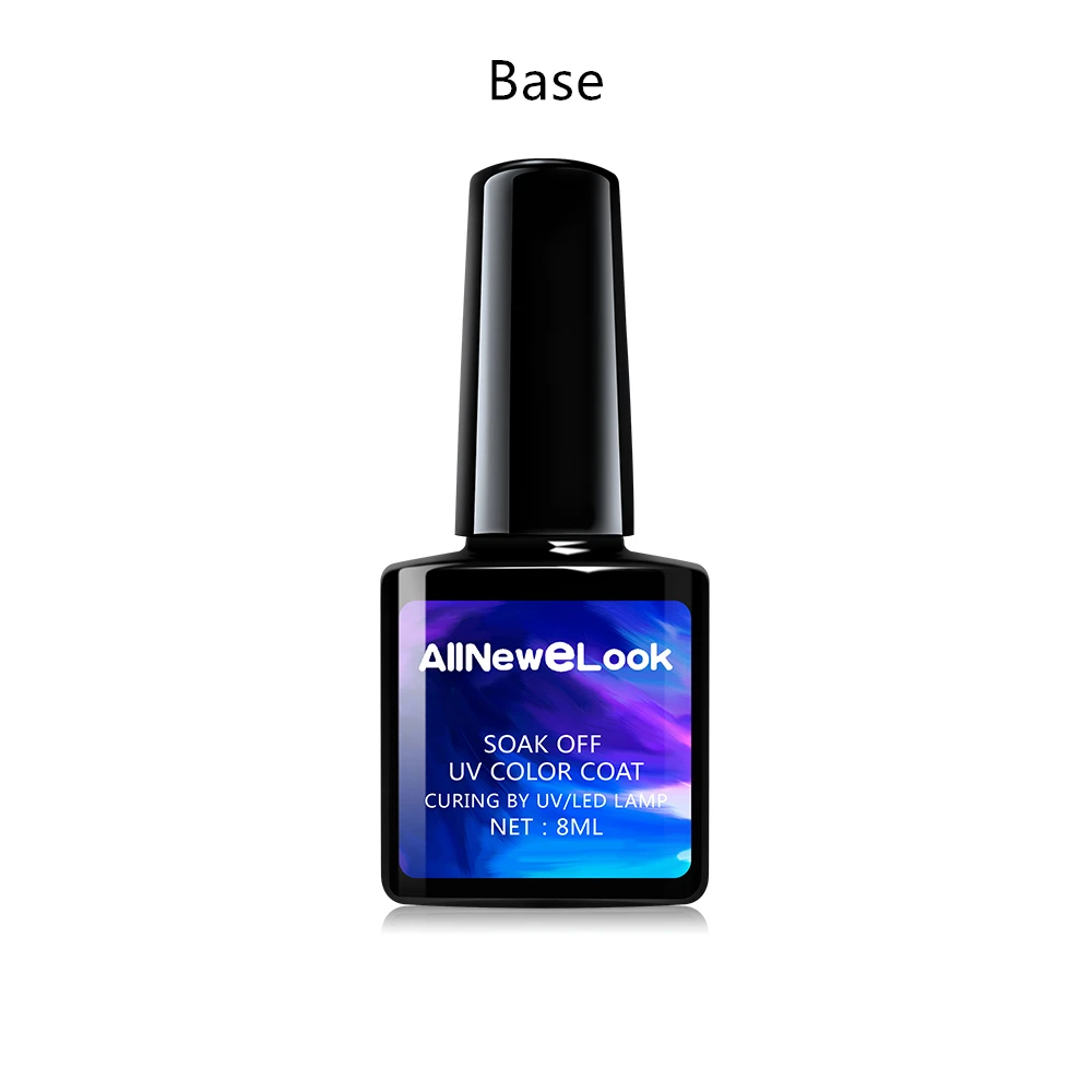 BASE Allneweook полигель-лак для ногтей, УФ-гель, светодиодный, летний Гель-лак, 8 мл, 120 цветов, золотой блеск для ногтей - Цвет: BASE