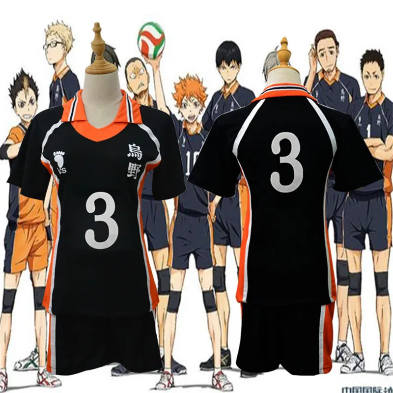 Спортивная форма для Волейбольного клуба Аниме Haikyuu Cosplay Костюм Karasuno Хината Syouyou