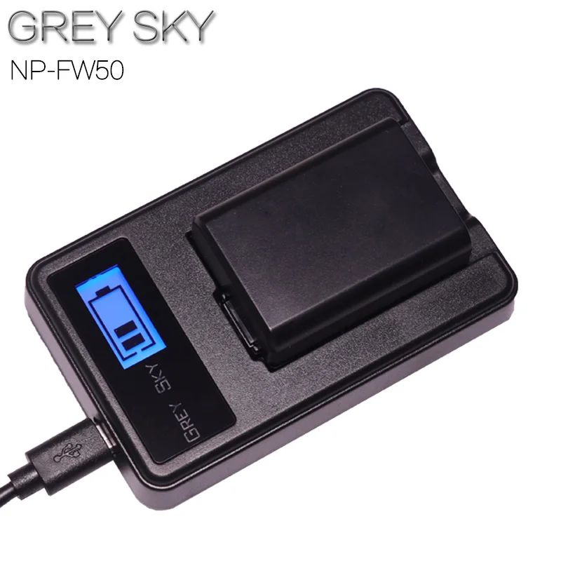 2 шт. 2000 мАч для Sony NP FW50 NPFW50 аккумулятор NEX 7 5R F3 Alpha a5000 a6000 a7II|Цифровые аккумуляторы| |