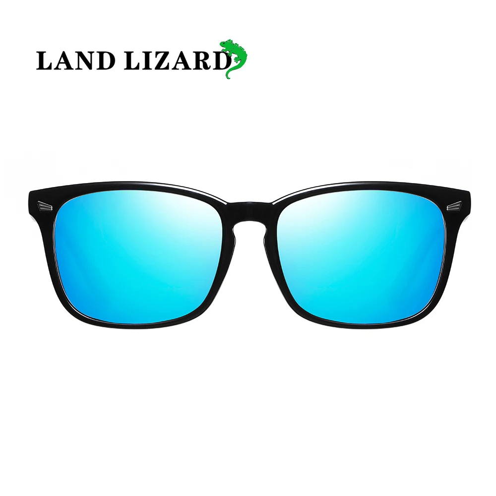 Пластиковые квадратные поляризованные солнцезащитные очки для мужчин и женщин