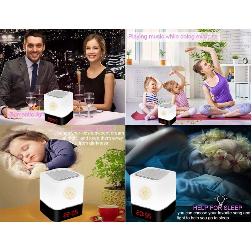 Светодиодная Колонка Корана APP Bluetooth-совместимая Беспроводная колонка s